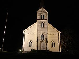 Front of the church