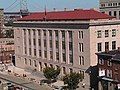 Image 20Federal Courthouse in Camden, which is connected to Philadelphia via the Benjamin Franklin Bridge in the background (from New Jersey)