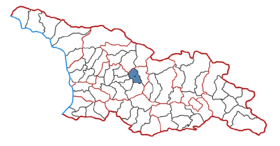 Chiatura Municipality within Georgia