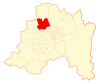 Map of Lampa commune in the Santiago Metropolitan Region