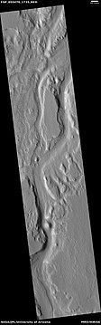 Streamlined forms, as seen by HiRISE under HiWish program