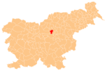 The location of the Municipality of Vransko