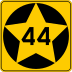 Trunk Highway 44 marker