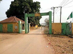 Entrance to the building of Oguta Local Government Area