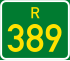 Regional route R389 shield