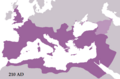 Roman Empire (27 BC-476 AD) in 210 AD.