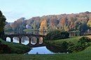 Palladian bridge and Pantheon at Stourhead garden