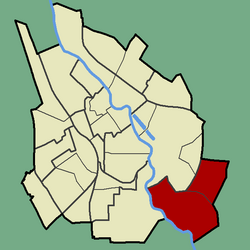 Location of Ihaste in Tartu.