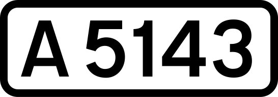 File:UK road A5143.svg