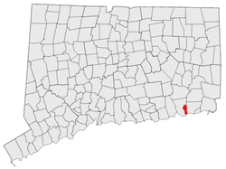 Location of City of New London