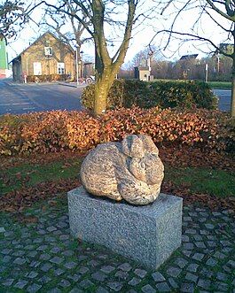 Sculpture near Bedsted Thy railway station