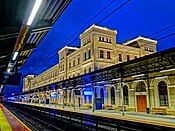 Historic main railway station in Bydgoszcz