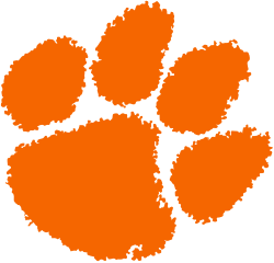 Clemson University Tiger Paw logo