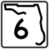 State Road 6 marker