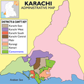 Administrative towns and cantonments of Karachi District