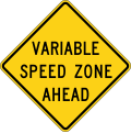 W3-5b Variable Speed Zone Ahead