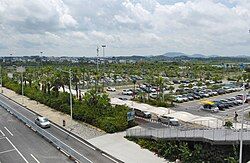 A parking lot for the Nanning Wuxu International Airport