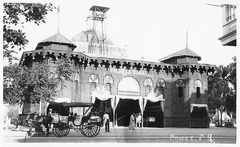 File:RPPC---Ponce-Fire-Station-(1920).jpg