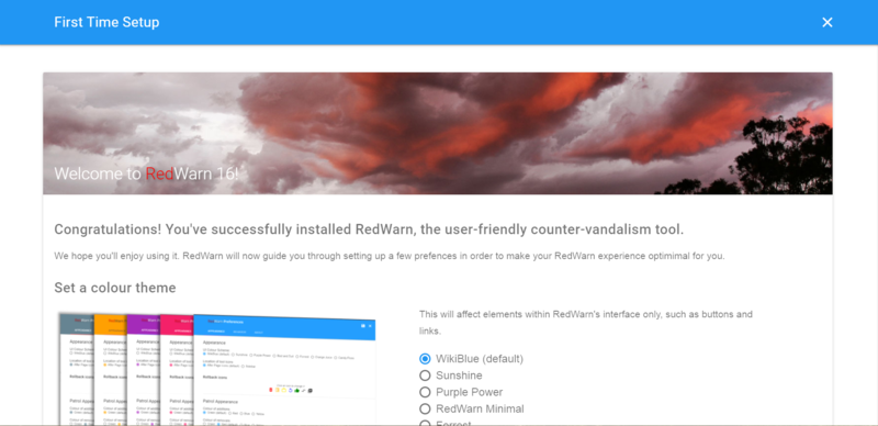 File:RedWarn setup screen.png