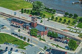 Chicago and North Western Railway Passenger Depotthat was renovated into Titletown Brewery.