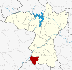 District location in Khon Kaen province