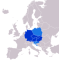 Central Europe according to Swansea University professors Robert Bideleux and Ian Jeffries (1998)[108]