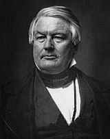 Black-and-white photographic portrait of Millard Fillmore