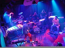 Garage A Trois at Tipitina's with Mean Willie Green sitting in on drums on April 28, 2004