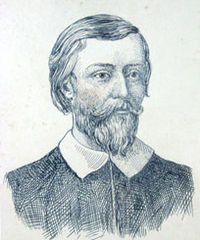 A drawing of Gregório de Matos