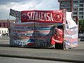 Image 36Camp put up by striking Pepsi-Cola workers, in Guatemala City, Guatemala, 2008.