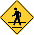 W11-2 Pedestrian crossing