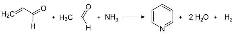 File:Pyridin aus Acrolein.svg