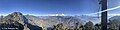 A view of the Himalayas as seen from Beldhunga