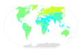 Per-capita alcohol consumption heatmap