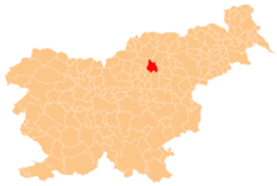 Location of the Urban Municipality of Velenje in Slovenia