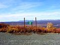 At 4,086 feet (1,245 m), Maclaren Summit is the highest point on the highway.