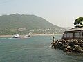 View of Kanmon Straits from the shrine