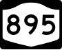 New York State Route 895 marker