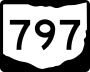 State Route 797 marker