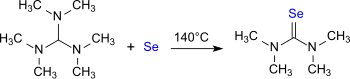 Synthesis of tetramethylselenourea with TDAM