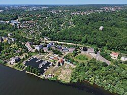 Aerial view of Gocław