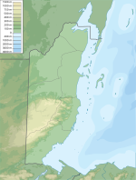 Location map/data/Belize is located in Belize