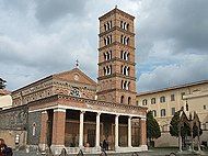 The Territorial Abbacy of Santa Maria of Grottaferrata with Basilian monks from the Italo-Albanian communities