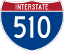 Interstate 510 marker