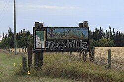 Keephills welcome sign