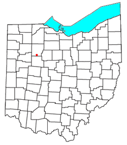 Location of Williamstown, Ohio