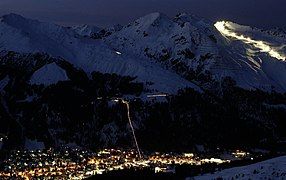 Remote night view in winter (2008)