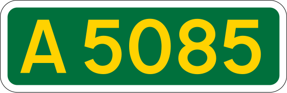 File:UK road A5085.svg