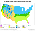 Map of US climate zones