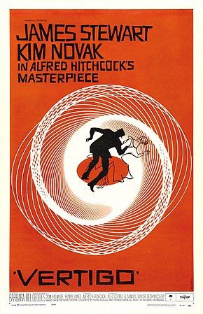 Vertigo poster, by Saul Bass